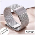 Quick Release Milanese Strap 18mm 20mm 22mm 12mm 14mm 16mm 17mm 19mm 21mm 24mm Universal Bracelet 0.6mesh Stainless Steel.
