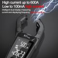 MastFUYI® FY385 Big Screen Digital Clamp Meter 9999 Count DC AC Current Voltage Clamp Meter True RMS HZ Temp Ohm Capacitance Multimeter with Manual & Auto Range Function. 