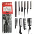 10PCS Hair Stylists Professional Styling Comb Set Variety Pack Great for All Hair.... 