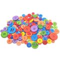 100PCS Colorful Mixed Resin Buttons Rotundity Household Handmade DIY Sewing Supplies Clothing Accessories Material Bags TMZ. 