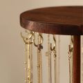 Jewelry Holder Stand, Necklace Organizer Rack, Wood Display Storage for Necklaces, Bracelets, Rings, Earrings. 