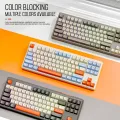 M87 Bluetooth Gaming Keyboard, 2.4G Dual Mode Connection, PBT Ball Cap, Rainbow Light, Suitable for Computers, Laptops, and Mac. 
