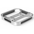 For Mac mini M4/M4 Pro Desktop Stand Computer Riser Dustproof Base Heat Dissipation Bracket Aluminum Alloy Cooling Holder Dock. 