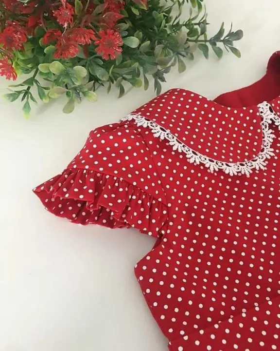 Baby%20collar%20with%20white%20lace%20red%20dot%20frock%20-%20Image%203