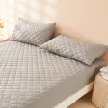 2pcs Waterproof Throw Pillowcases Envelope Soft Breathable Pillow Covers for Bed Protector 50x75cm, Grey/Blue/Green. 