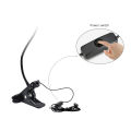360° Flexible Clip on Desk Lamp USB Eye-Caring Reading Table Light Night Light Study Bedside Clamp Lamp for Books. 