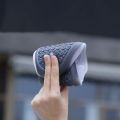 1set Two Tone Shoe Covers Waterproof Overshoes Washable Anti Skid Shoe Covers With Button White Durable Shoe Covers.