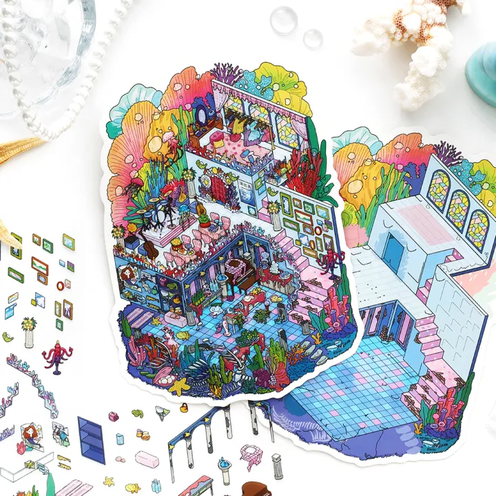 Kawaii%20Deep%20Sea%20Music%20Hall%203D%20space%20station%20Landscape%20Sticker%20%20DIY%20Pocket%20Cabin%20Scene%20festival%20%20%EF%BB%BF%20-%20Image%205