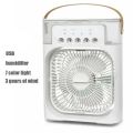 Portable Fan Air Conditioners USB Electric Fan LED Night Light Water Mist Fun 3 in 1 Air Humidifie for Home. 