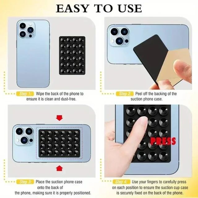 Single%20/%20Double%20side%20Phone%20Silicone%20Suction%20Cup%20Holder%20Multifunctional%20Suction%20Cup%20Wall%20Stand%20Square%20Anti-Slip%20Single-Sided%20Case%20Mount%20Back%20Sticker%20-%20Image%203