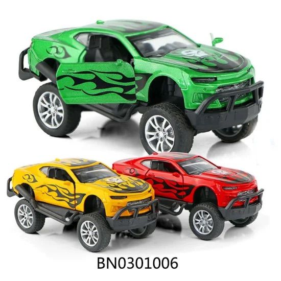 Pull Back Metal Car Toy Set Model Wholesale Cheap 13:2 Scale Open Door  Diecast Toy Car Without music & light