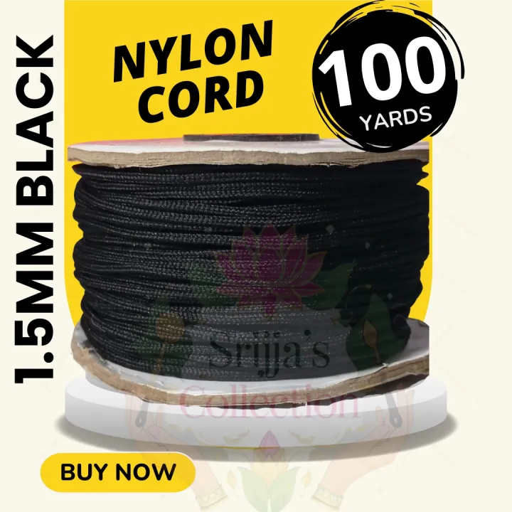 1.5mm%20Black%20Nylon%20Cord%20Satin%20String%20/%20Glazy%20Cord%20for%20Craft,%20Chinese%20Knotting,%20Necklaces,%20Bracelet%20Jewelry%20Making%20-%20Image%205