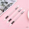 2pcs Double Head Silicone Nail Art Pen Carving Flower Sculpting Pen Adjustable Glue Stick Embossing Brush Professional Manicure pen gpt. 