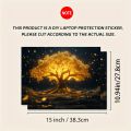 Vinyl Notebook Case Tree Sticker, 2 Pieces/Set, Scratch Resistant DIY Art Case for Notebooks.
