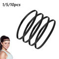1/5/10pcs Thin Elastic Hair Band Sweatband Football Running Hair Accessories Fashion Simple Non-Slip Stretchy  Sports Headband. 