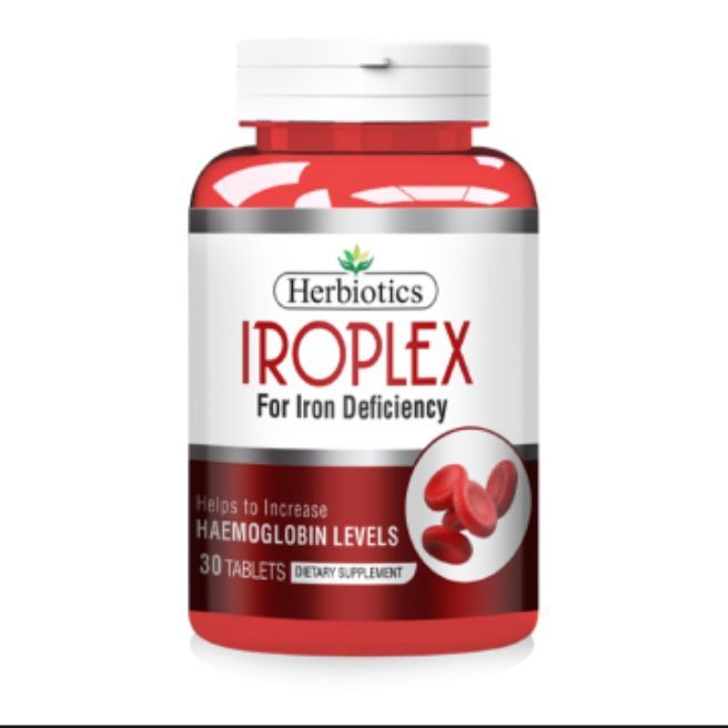 Herbiotics Iroplex For Iron Deficiency || Haemoglobin Levels 30s Tablets