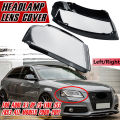 L/R Front Headlight Lens Cover For Audi A3 8P S-line S3 RS3 Facelift All Models 2008-2012 Transparent Lampshade Headlamp Cover. 