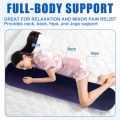 Long Bolster Pillow Body Support Pillows For Adults Lumbar Roll Pillow For Lower Back Inflatable Cuddling Pillow For Travel Home.