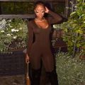 Dulzura Women 2024 Autumn Winter Long Sleeve Bodycon Streetwear Jumpsuit Overall One Piece Outfit Wholesale Items for Business.