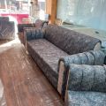 sofa set five seater 3+1+1 in turkish fabric master foam 10 years guarantee. 