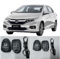 2Pcs Leather key Chain For New Honda City 2021 To 2022 " So On..... Supreme Quality. 