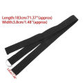 183*3.8cm Yoga Strap Cotton Exercise Yoga Belt Adjustable Woven Stretch D-Ring Buckle Fitness Stretching Bands Pilates Rope.