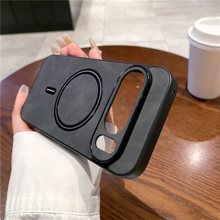 Sheepskin%20Matte%20Magnetic%20Frosted%20Case%20For%20Magsafe%20Google%20Pixel%2010%209%20Pro%20XL%209A%208A%208%20Pro%20Wireless%20Charging%20Shockproof%20Cover%20-%20Image%202