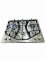 KROME stainless steel 4 burner hob/ gas cooker with 2 year warranty. 