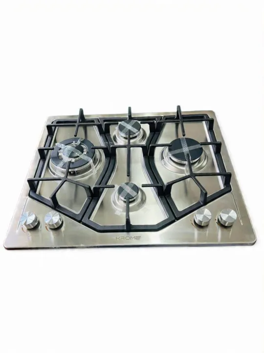 KROME%20stainless%20steel%204%20burner%20hob/%20gas%20cooker%20with%202%20year%20warranty%20-%20Image%202