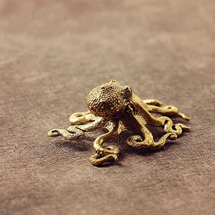 Hand%20Made%20Small%20Octopus%20Statue%20Metal%20Brass%20Tea%20Pet%20Table%20Ornament%20Lucky%20Home%20Decorations%20Accessories%20Chinese%20Tea%20Set%20Craft%20Gift%20-%20Image%203