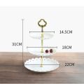 3-Tier Cupcake Stand Fruit Plate Holder Desserts Snack Candy Buffet Stand Tower for Christmas Wedding Party Cake Dessert Tray.
