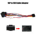 For ALPINE Wire Harness Adaptor 16 Pin Plug Cable Car Stereo Radio Car Wire Cable Adapter ISO Standard Connector Adapter. 