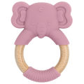 1PC Baby Silicone Teether Toy BPA Free Infant Wooden Ring Health Care Teething Chewing Toys Newborn s For Baby Accessories. 