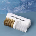 1pc Electric Nail Grinding Head Cleaning Brush Portable Manicure Drills Bits Cleanser Dual Copper Wire Brush Clean Tool Supplies. 