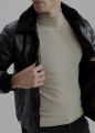 Faux puffer fur jacket for mens. 