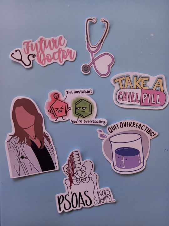 Sticker Medico Medico (b) Stickers - Pack of 7 stickers | Daraz.pk