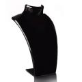 Acrylic Portrait Model Jewelry Display Stand - Necklace Pendant Earring Holder Shelf for Decorative Exhibition. 