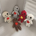 Voodoo Dolls Set with Creepy Revenge Voodoo Doll DIY Halloween Scray Ghost Holder Horror Funny Christmas Ornaments Toys Gift. 