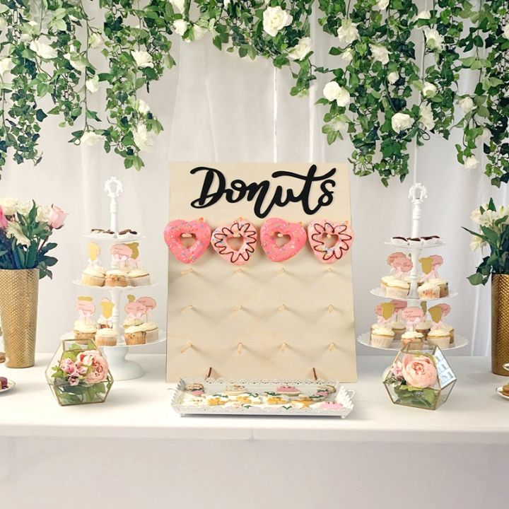 Wedding%20Decoration%20Wooden%20Donut%20Stand%20Wall%20Dessert%20Doughnut%20Table%20Holder%20Wedding%20Mariage%20Supplies%20Kid%20Birthday%20Party%20Baby%20Shower%20-%20Image%205