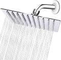 4×4 INCH SQUARE WATER SHOWER HEAD WASHROOM // STAINLESS STEAL SHOWER // LARGE SHOWER HEAD STAINLESS STEAL // SHOWER LONG PRESSURE GOOD QUALITY. 