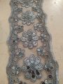 Gray fancy lace for clothes 1.2. 