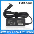 45W 19V 2.37A  4.0*1.35mm Laptop Charger Adapter For Asus Zenbook UX305 UX21A UX32 X201E X202E U3000 UX52 Power AC Adapter. 