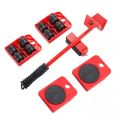 Furniture Mover Tool Set Heavy Stuffs Moving Roller With Bar Furniture Mover Lifter With Wheel Professional Moving Tool. 