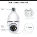 3MP Wifi Wireless Light Bulb Camera with 90days warranty [Apps:V380]. 