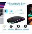 This Ultra Slim Dual Mode Bluetooth mouse is the perfect accessory for your computer setup. With its rechargeable battery, you won't have to worry about constantly replacing batteries. The mouse features both Bluetooth and USB connectivity, making it easy. 