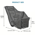 Snow Blower Cover,Snowblower Covers Waterproof Outdoor,Universal Fit Single or Two Stage Snow Blower, Toro, Honda, Ryobi, Ariens. 
