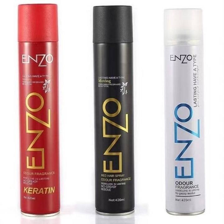 ENZO%20Red%20Hair%20Spray%20420ml%20%E2%80%93%20Long%20Lasting%20Hold,%20Non-Greasy,%20Fragrance-Free,%20Strong%20Styling%20for%20All%20Hair%20Types%20-%20Image%205