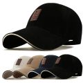 Summer Women Men Structured Baseball Cap Solid Cotton Adjustable Snapback Sunhat Outdoor Sports Hip Hop Baseball Hat Casquette. 
