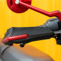 Windproof Universal 7/8" Handlebar Protectors for Motorcycle Scooter Mountain E-Bike Brake Lever Guard with Aluminum Stiffener. 