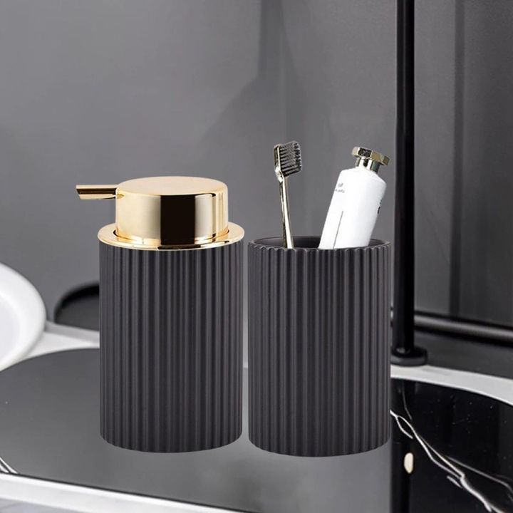 Bathroom%20Foam%20Soap%20Dispenser%20Hand%20Soap%20and%20Dish%20Soap%20Storage%20Containers%20armhouse%20Decor%20Foam%20Soap%20Dispenser%20tooth%20brush%20Holder%20-%20Image%202